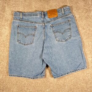 Levi Strauss 550 Relaxed Fit Men's 38 Denim‎ Shorts Light Wash Dad Jorts